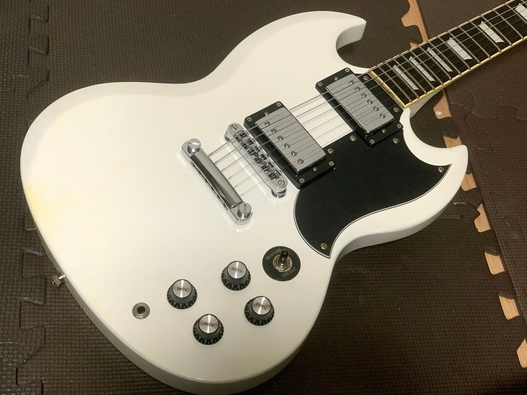 Blitz ブリッツ SG 白 エレキギター