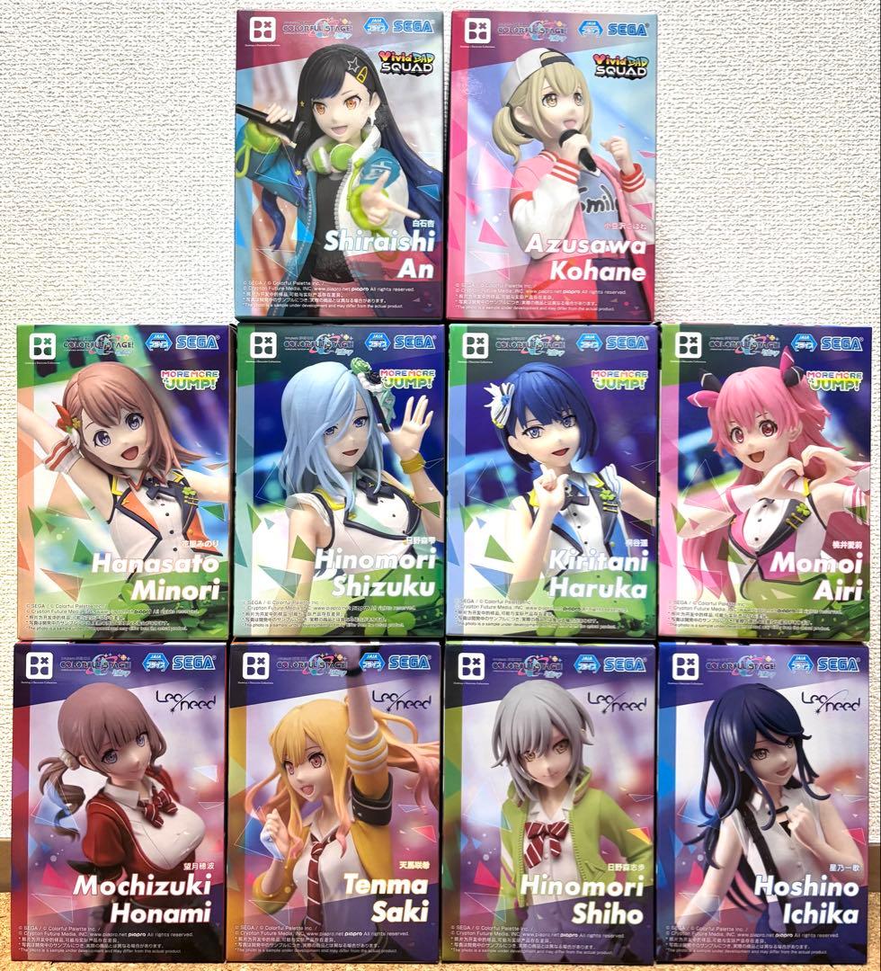 10種 プロジェクトセカイカラフルステージ　フィギュア プロジェクトセカイ カラフルステージ！ feat. 初音ミク Desktop