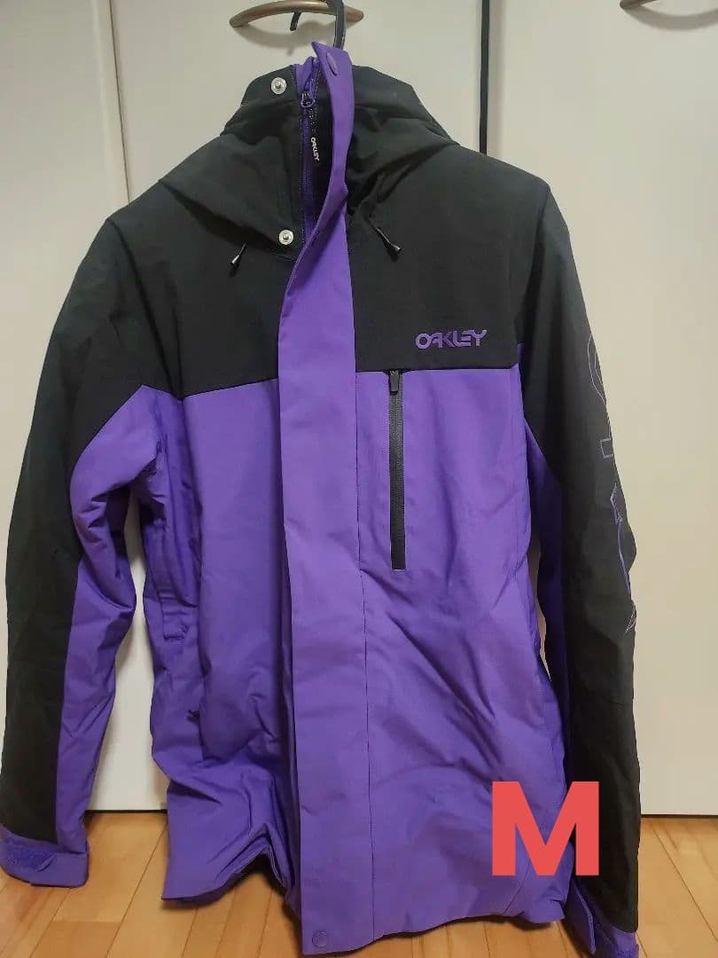 オークリー スノーボードジャケット TNP BZI 紫黒 Mサイズ