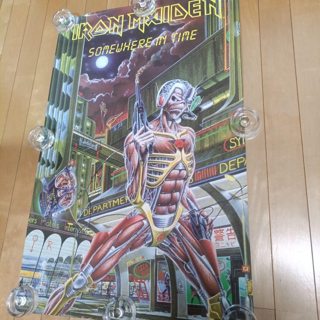 IRON MAIDEN 1986 ポスター Somewhere in Time