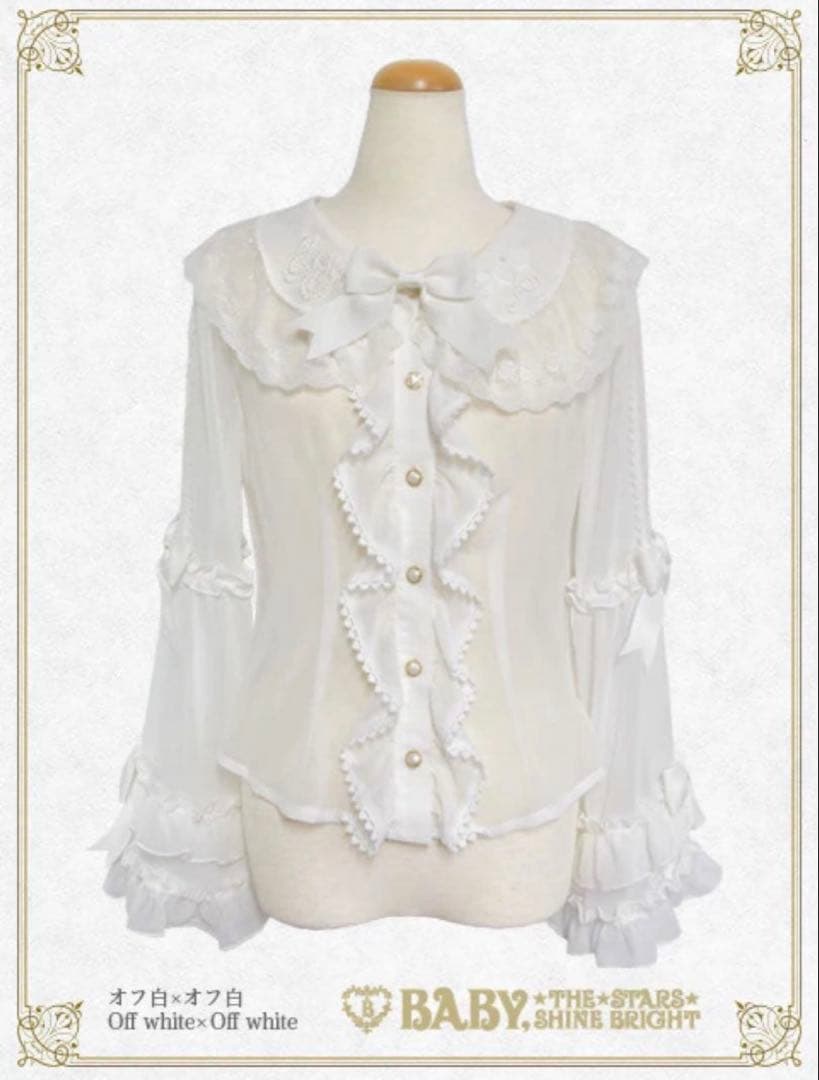 BABY ineブラウス オフ白