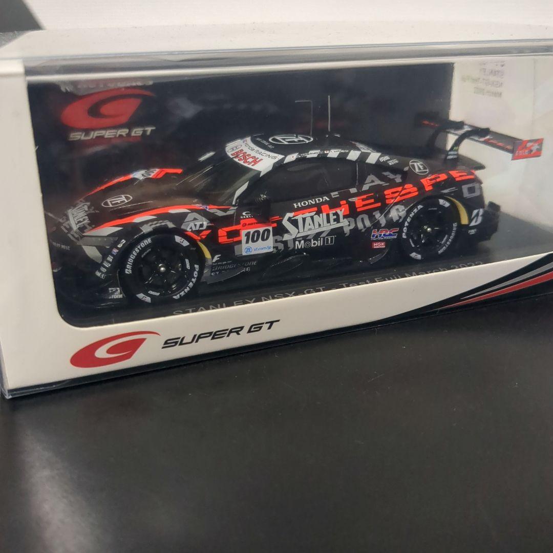 スパーク スタンレーNSX-GT 2022テストカー STANLEY 楽天市場】スパーク 1/43 スタンレー NSX-GT #100 テスト 富士 2022年3