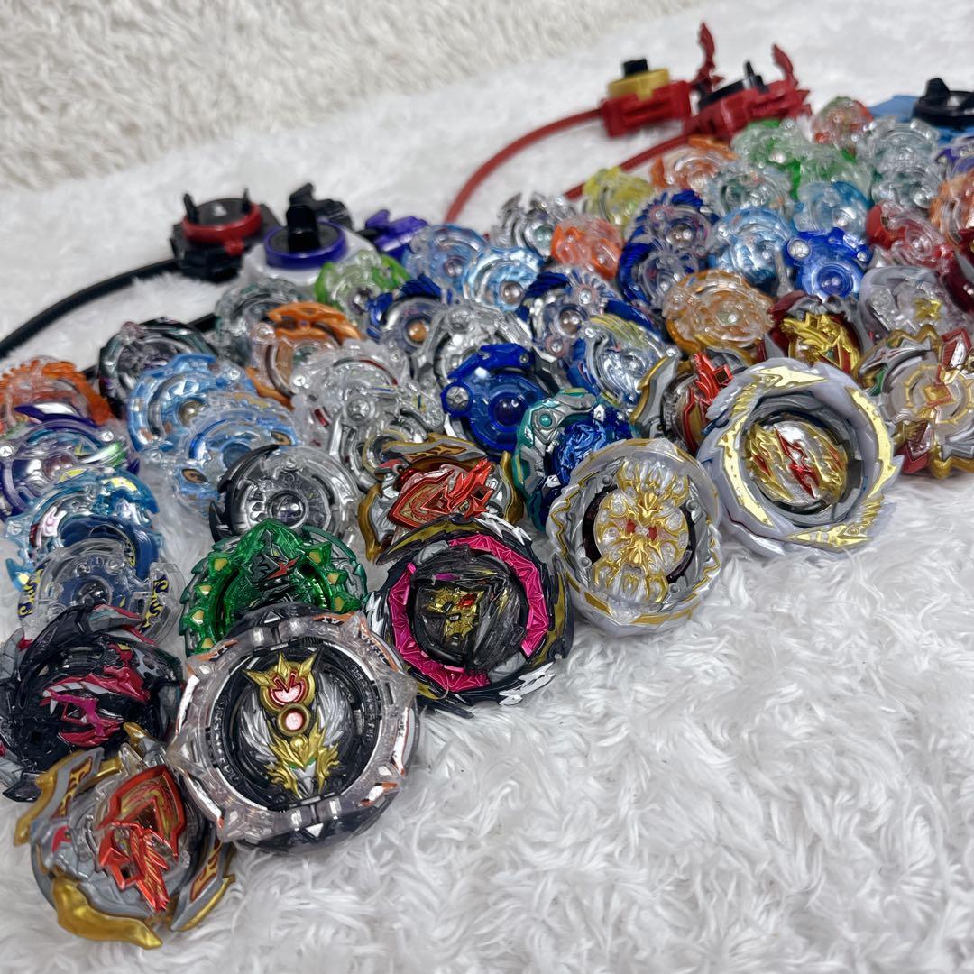 ベイブレードバースト 計67点 引退品 まとめ DB DU 付属パーツ有