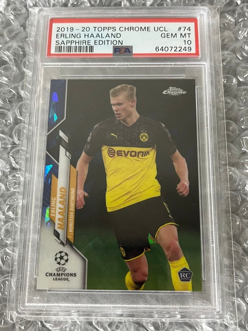 [psa10]　ハーランド　ルーキーカード Haaland rc ハーランド ルーキーカード topps now - メルカリ