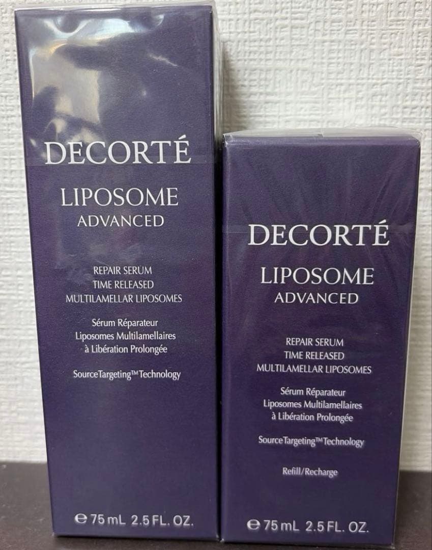 【正規品】コスメデコルテ リポソーム リペアセラム 75ml 本体&詰替えセット