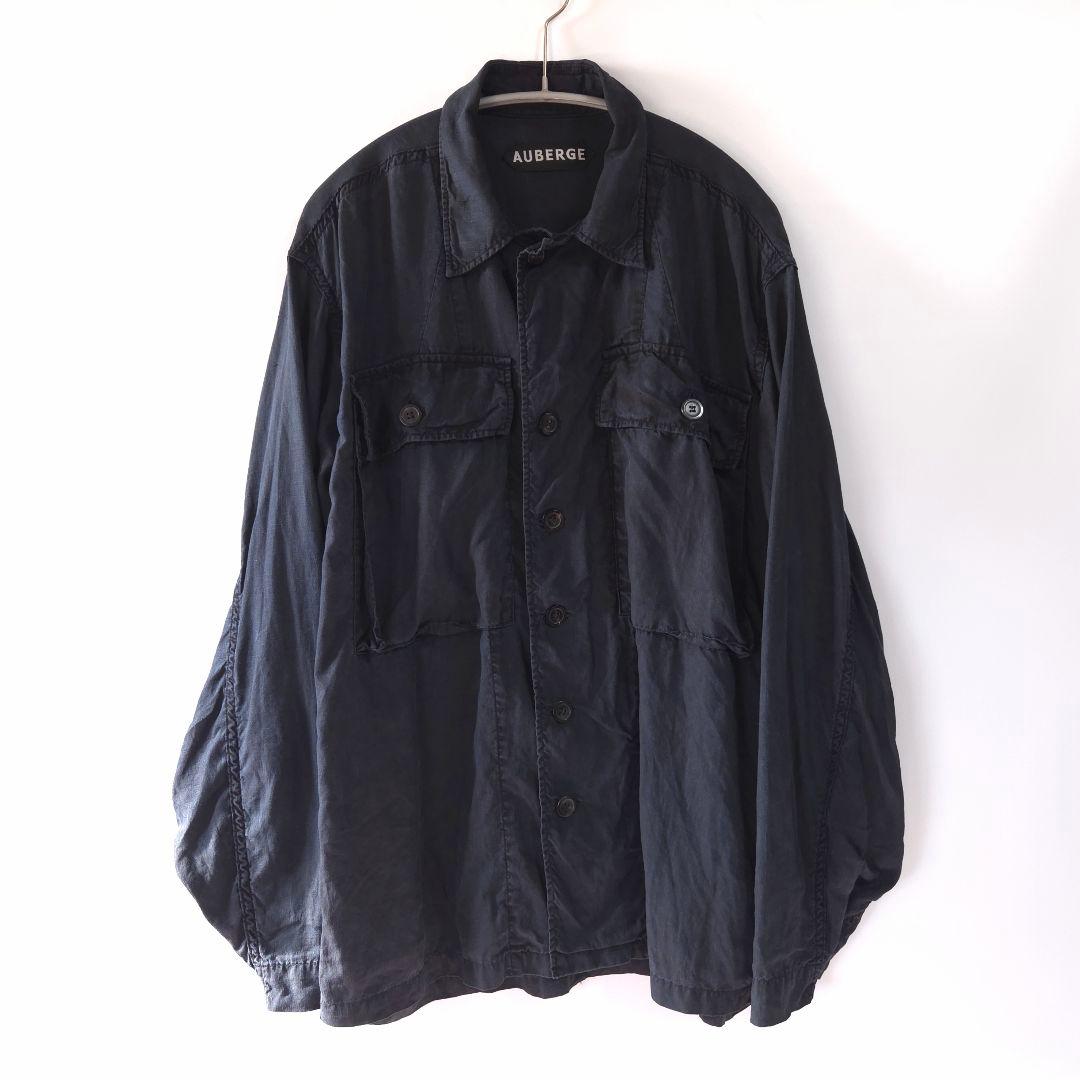 23ss AUBERGE DOUDEVILLE インディゴリネンシャツジャケット 明日よりAUBERGE 2023春夏受注会を開催します。詳細UP！ | SE7EN-BLOG