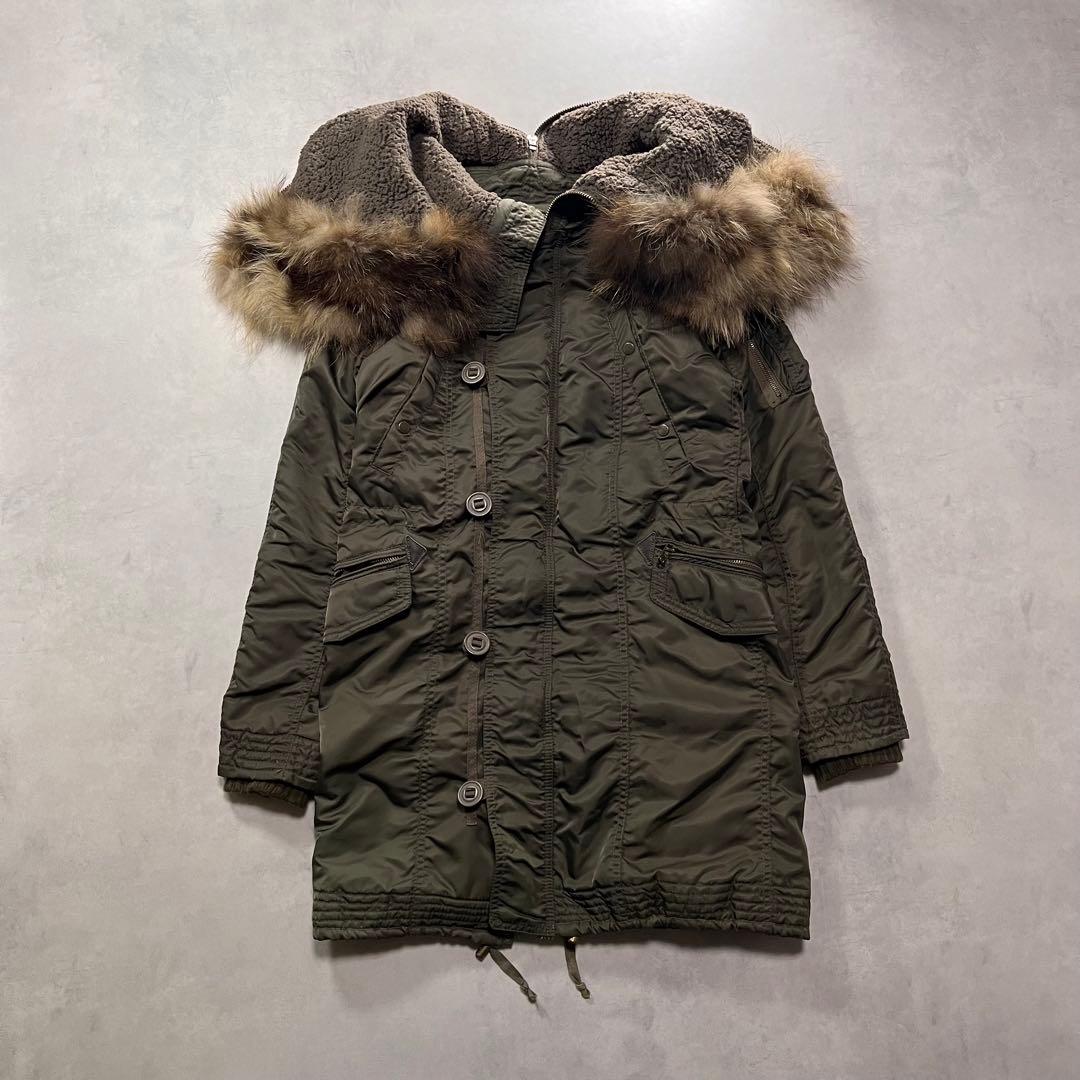 ジャケット・アウター goa n-2b n-3b fur military jacket Y2K