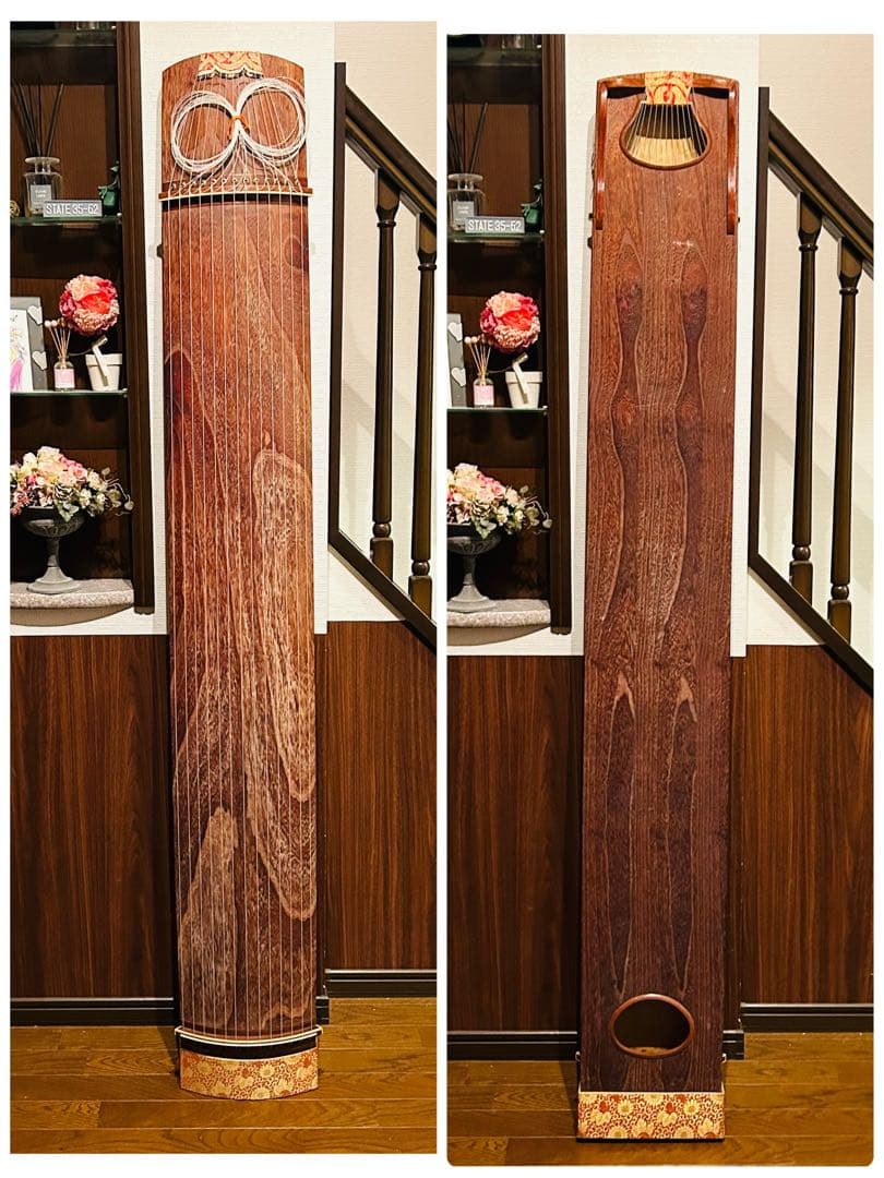 【良品】琴　和楽器　弦楽器 13弦 和琴 ②