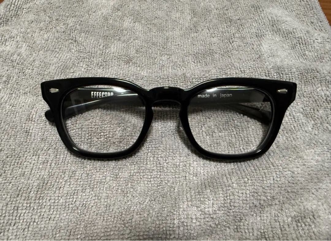 N*I様 EFFECTOR メガネ　エフェクター　CUT ブラック EFFECTOR（エフェクター） EFFECTOR CUT 眼鏡 メガネ カット : 横浜