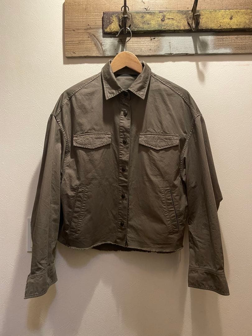 ap studio New ミリタリークロップドシャツ　ドゥーズィエムクラス