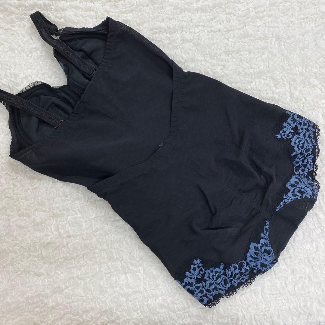 マルコ 補正下着 デコルテリュミエス ボディスーツ B80 LL ノワール 黒