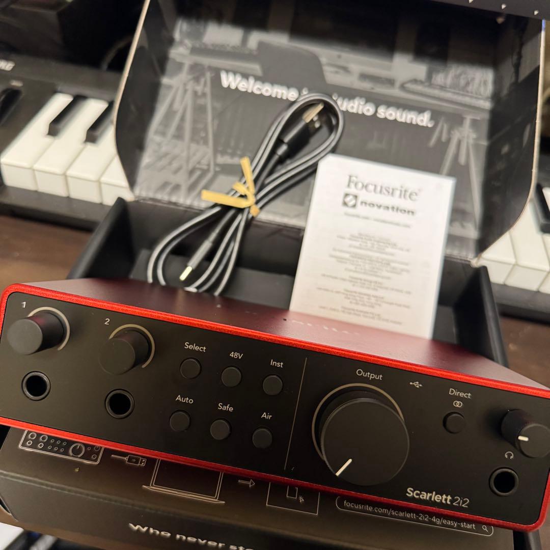 DTM・DAW Focusrite Scarlett 2i2 4th gen