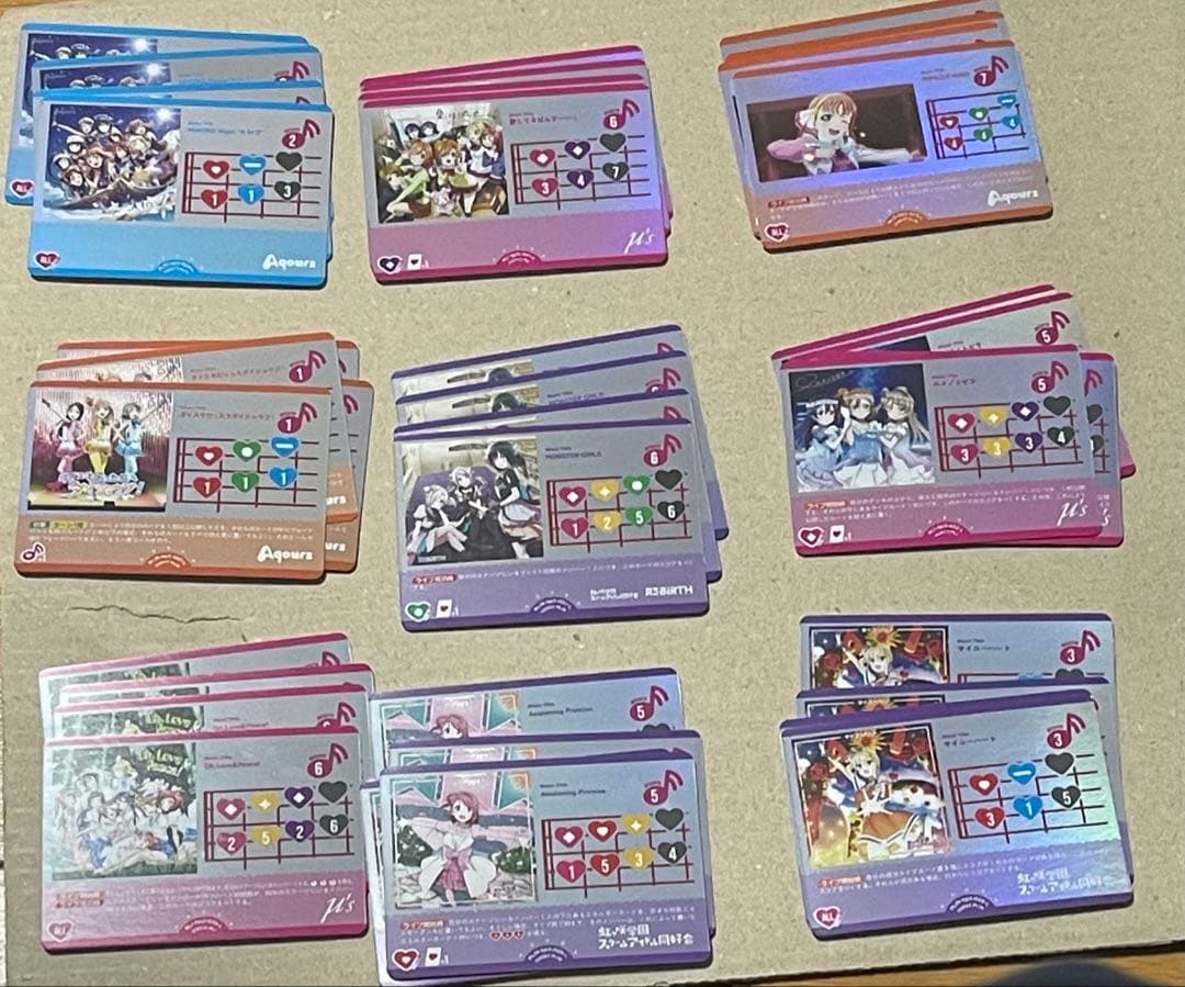 ラブライブカード　ラブカ　夏始まる　ライブカード 4コン 24タイプ