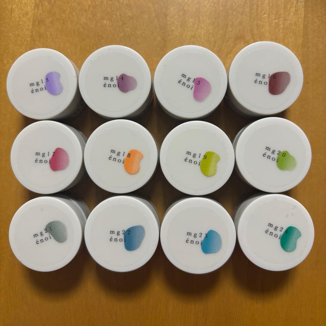 【新品未使用】enoi エノイ 12色 セット enoi エノイ ぷるマグ うるマグ 12色セット デカ磁石付き ネイル