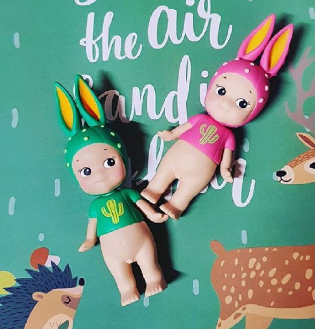 ソニーエンジェル　サボテン　カクタス　うさぎ　カラーシークレット　2点セット