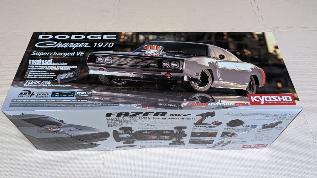京商 fz02l フェーザーmk2 Dodge Charger VE 1/10 Scale Radio Controlled Electric Powered 4WD FAZER Mk2 FZ02L