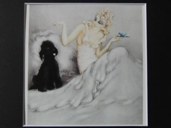 ルイ・イカール限定版・アールデコ/モーニング、希少な額装用画集より ルイ・イカール限定版・アールデコ/虹、希少な額装用画集より、新品