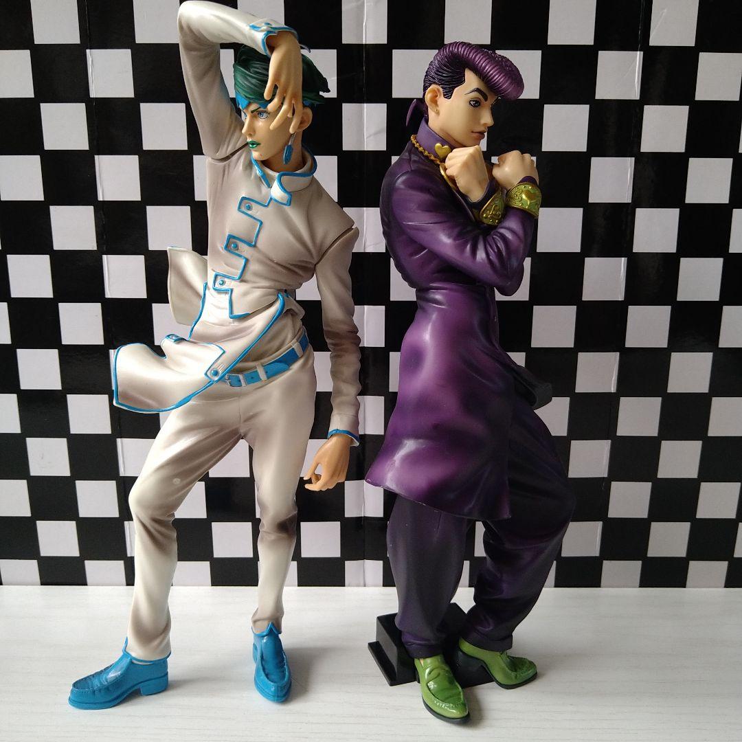 ジョジョの奇妙な冒険　フィギュア　東方仗助（台座付）　岸辺露伴　２体　セット ジョジョの奇妙な冒険フィギュア 岸辺露伴 東方仗助 ジョセフ・ジョー