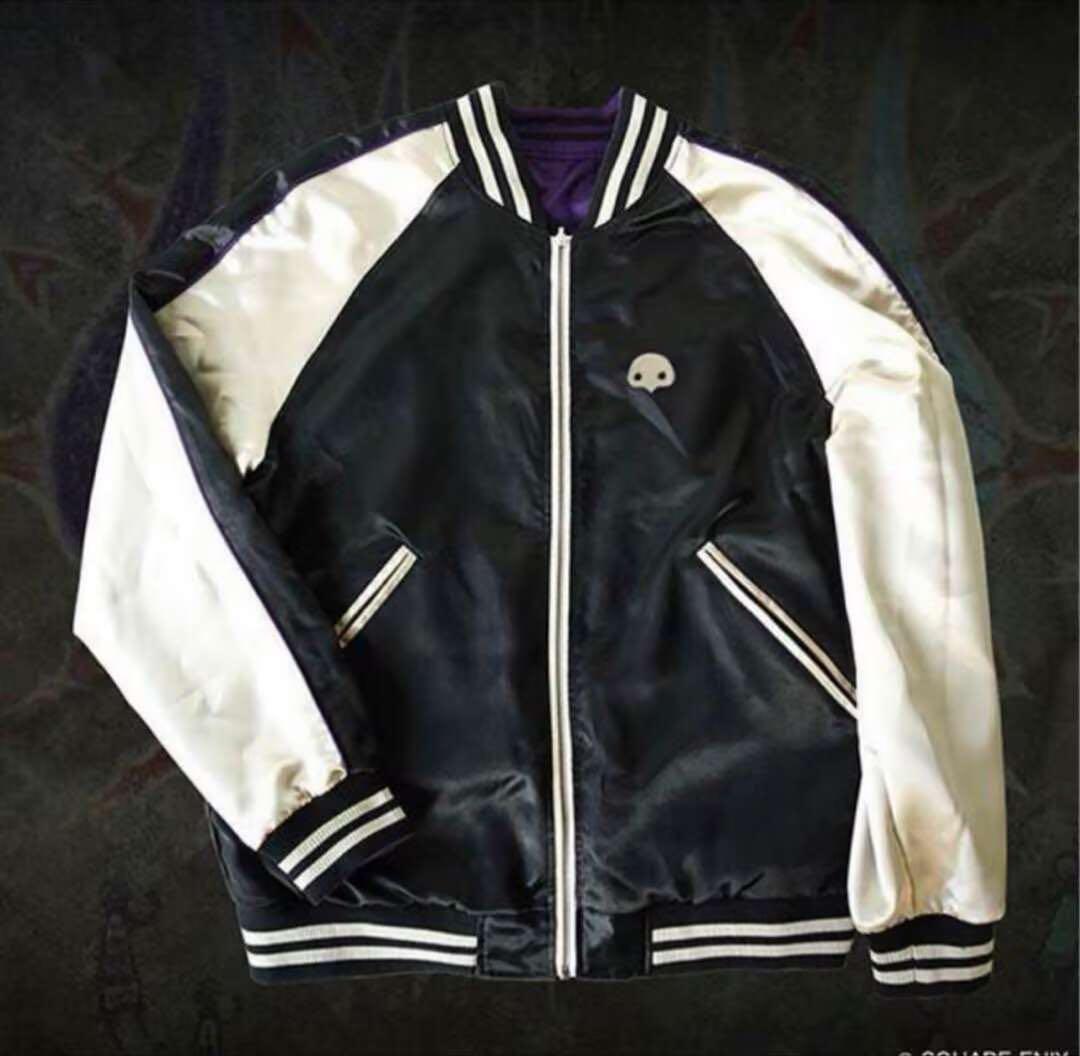 M FF14刺繍ジャンパー ハイデリン＆ゾディアーク エメトセルク ヴェーネス