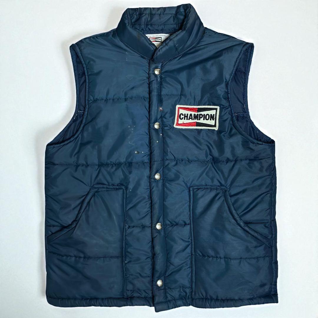 70s USA製 champion レーシング ベスト チャンピオン プラグ