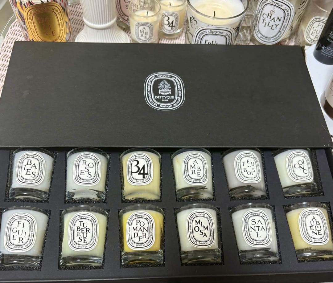 最終お値下げ【限定】diptyqueフレグランスキャンドル35gセット 12種類