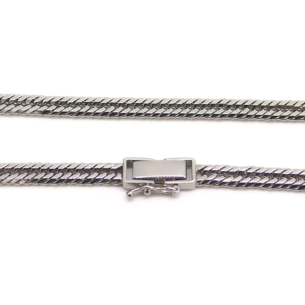 30g Pt850 喜平12面トリプルネックレス プラチナ Y04984 - メルカリ