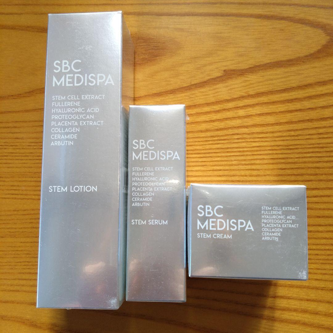 SBC MEDISPA スキンケアセット ローション セラム クリーム3点セット