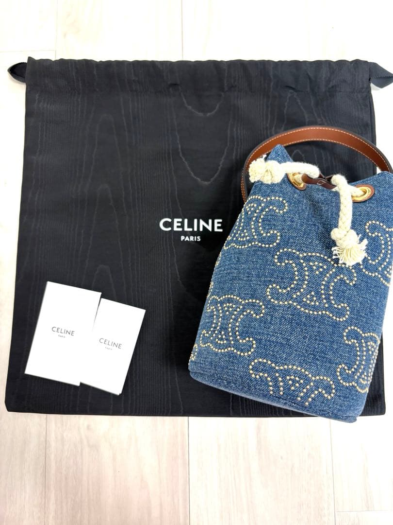 【極美品・現行品】CELINE トリオンフ デニムバッグ ドットスタッズ 楽天市場】【ｸｰﾎﾟﾝ5%OFF】セリーヌ／CELINE 