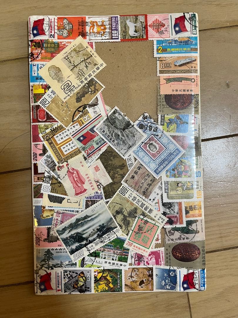 中華民国 使用済切手コレクション 約A5サイズ - メルカリ