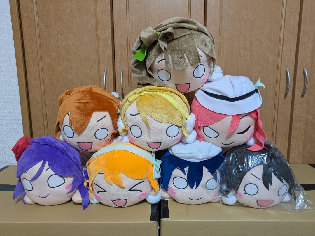 ラブライブ!  halation寝そべり　8体セット