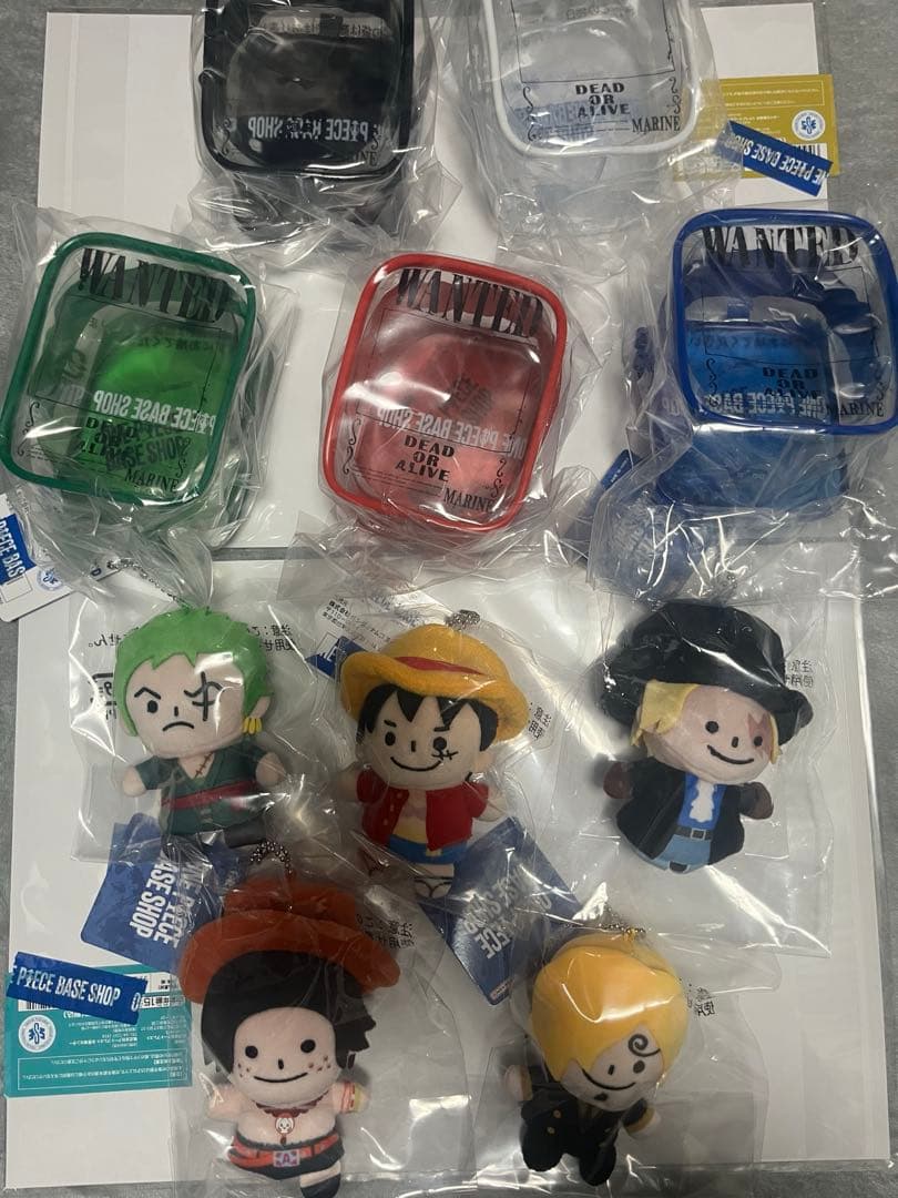 ONE PIECE BASE SHOP ゆびぬい　クリアポーチ　セット