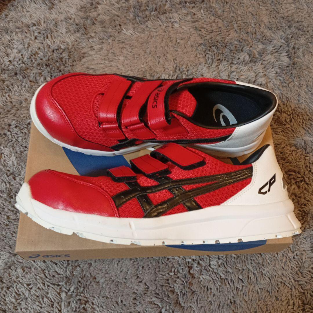 ASICS アシックス　CP202 ウィンジョブ　安全靴 レッド