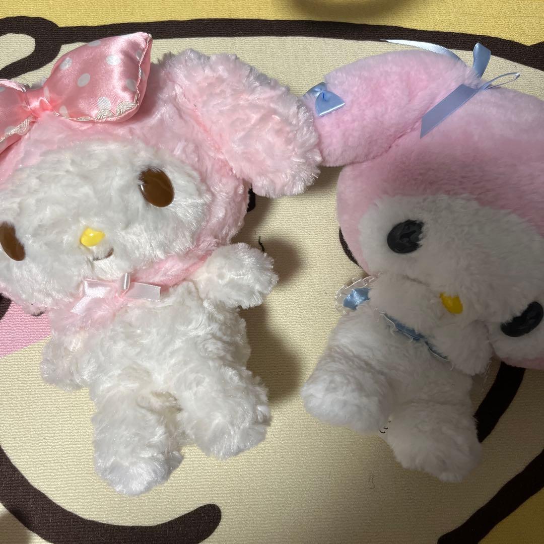 マイメロディ　ローズボア　いつでもぴとっ ぬいぐるみ サンリオ 2点