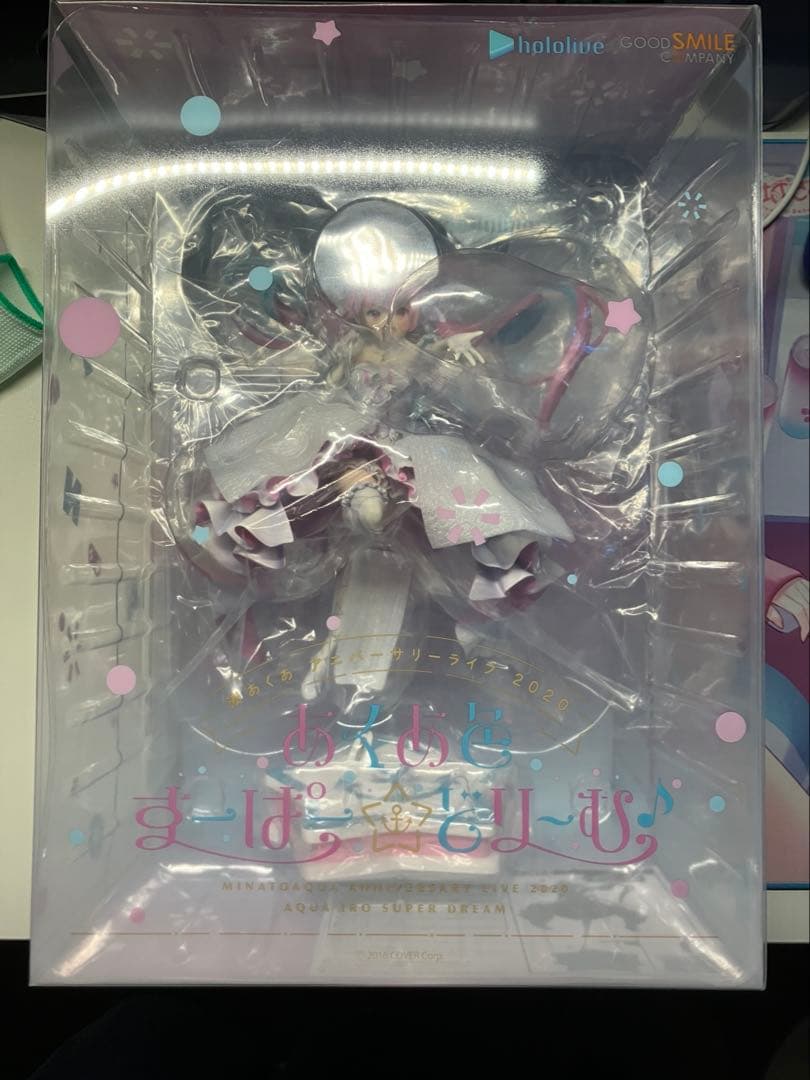 湊あくあ あくあ色すーぱーどりーむ Ver.1/7スケールフィギュア FIG]湊あくあ(みなとあくあ) あくあ色すーぱー☆どり〜む♪Ver. ホロ