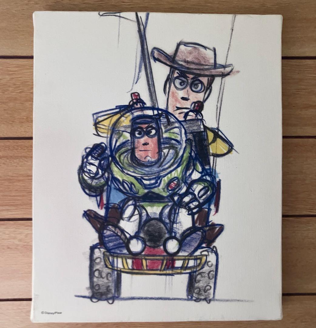 【キャンパスアート】トイストーリー キャンバスアート トイストーリー ウッディ＆バズ | Foursometoys