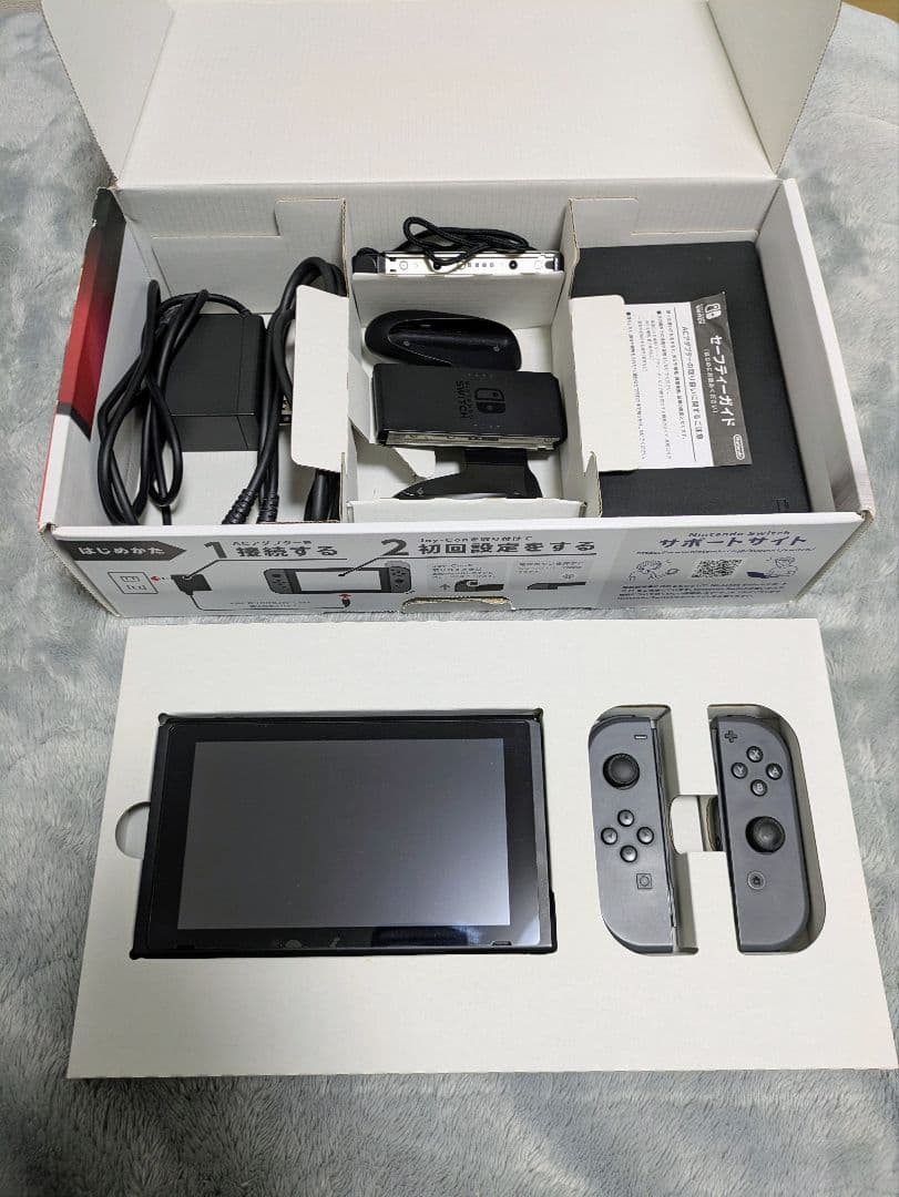 Nintendo Switch 本体(初期型 グレー) 付属品一式 Amazon.co.jp: Nintendo Switch (ニンテンドースイッチ) 本体 【Joy