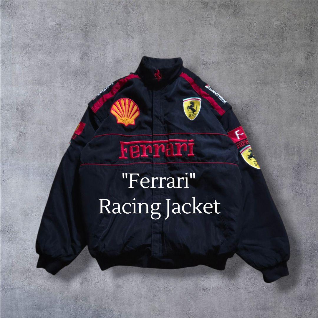 Ferrari フェラーリF1モーターサイクル 刺繍 レーシングジャケットXXL