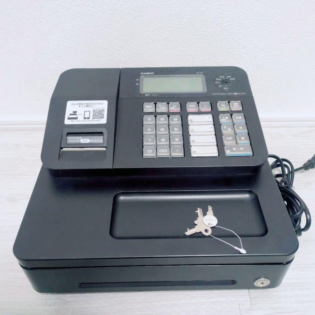 【美品】CASIO カシオ レジスター SR-G3-BK