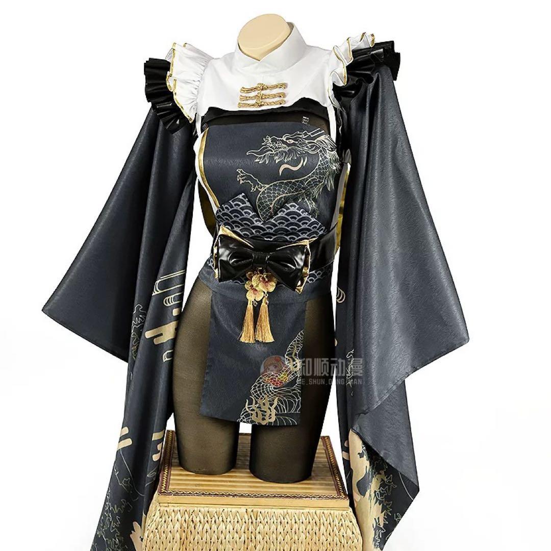 NIKKE ブラン お正月着物 セット済みウイッグ付きコスプレフルセット