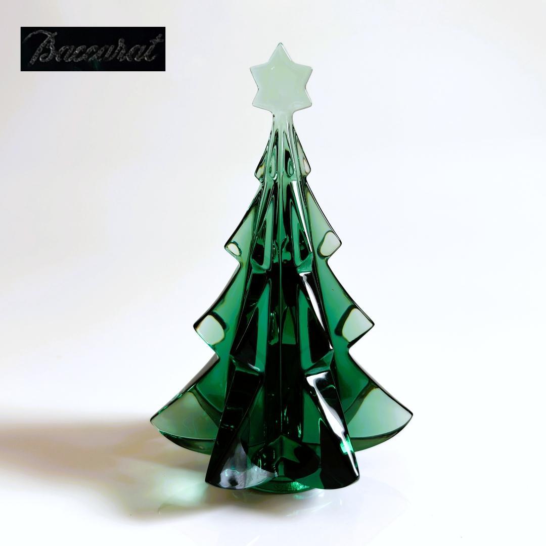 Baccarat バカラ クリスタルクリスマスツリー 緑グリーン 高さ14cm Amazon.co.jp: バカラ Baccarat クリスマスツリー (ロシアン グリーン