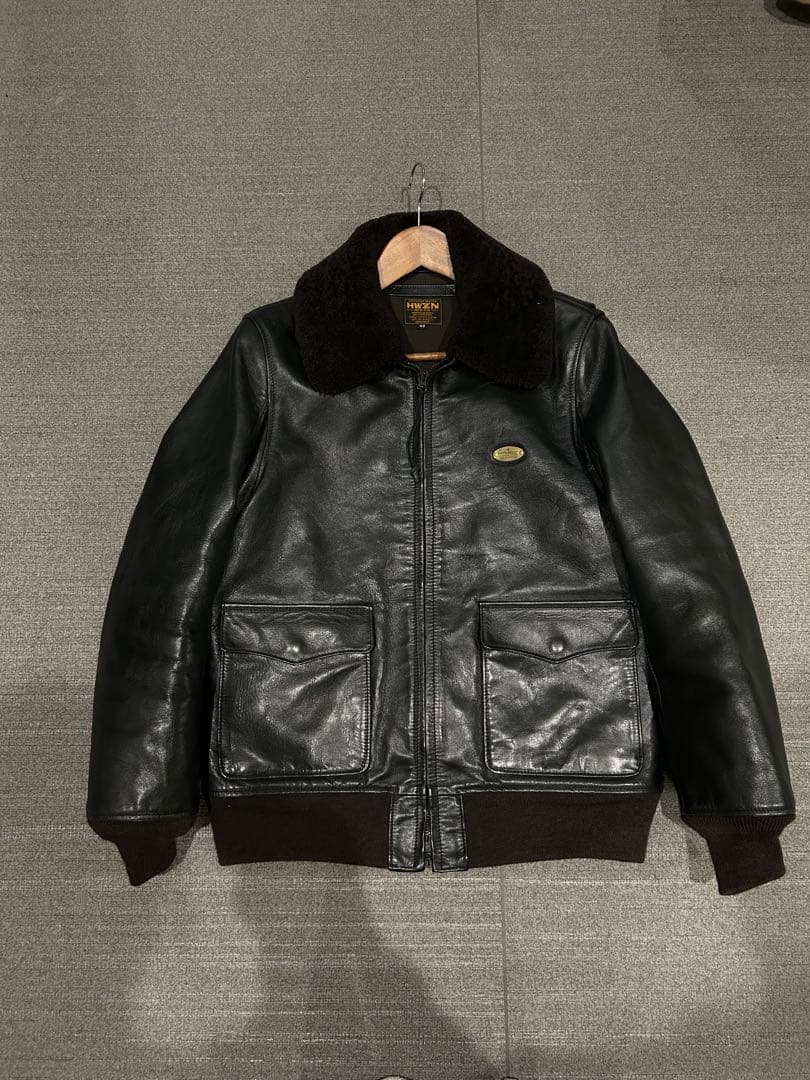 HWZN⭐︎レザージャケット⭐︎ファー