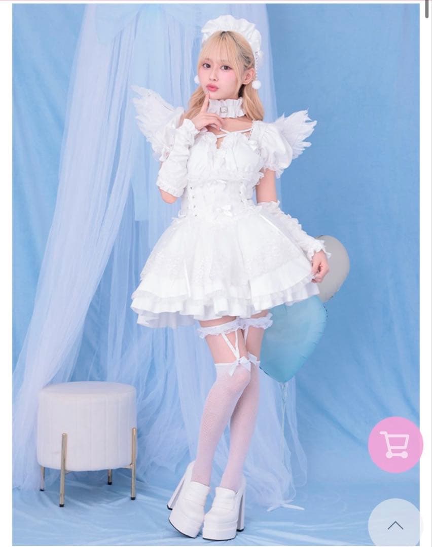 ホワイト天使コスプレ衣装 フリーサイズ値下げしました