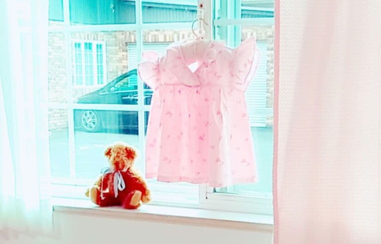 ヴィンテージ フランス 小花柄コットンミニドレス ヴィンテージ フランス 小花柄コットンミニドレス