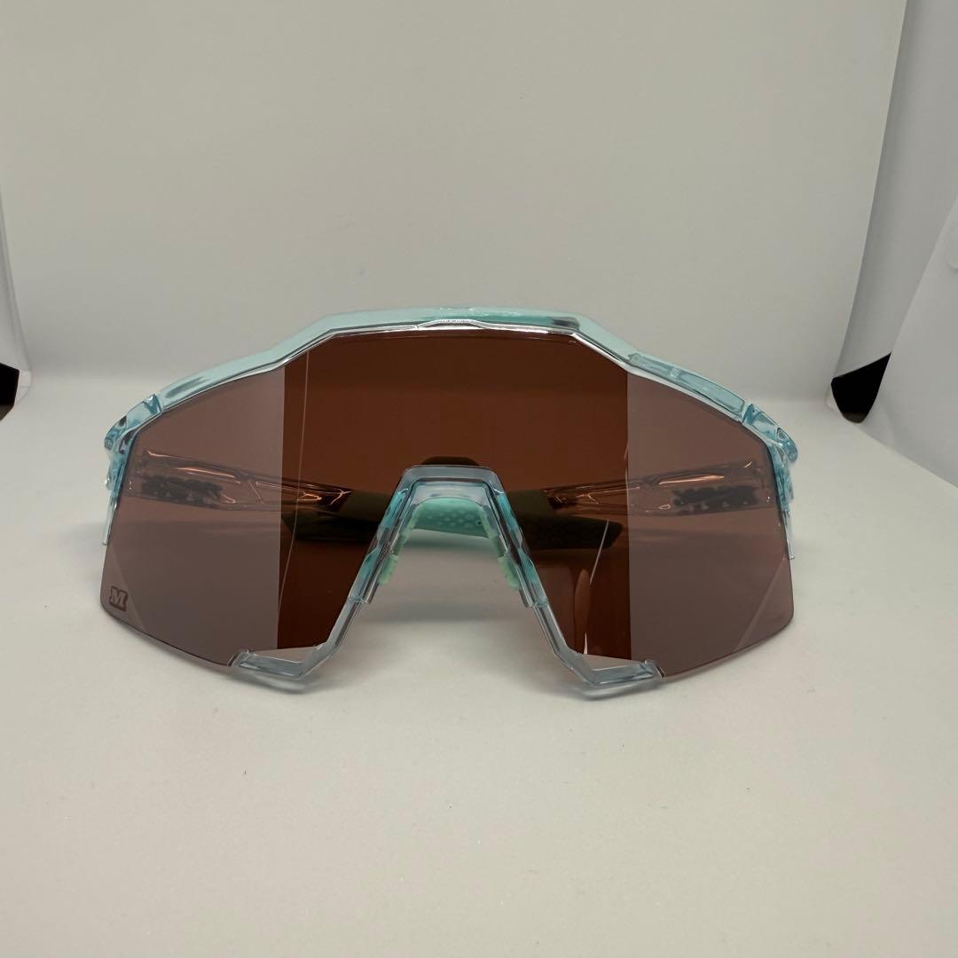 100% スポーツサングラス クリア/ブラウン