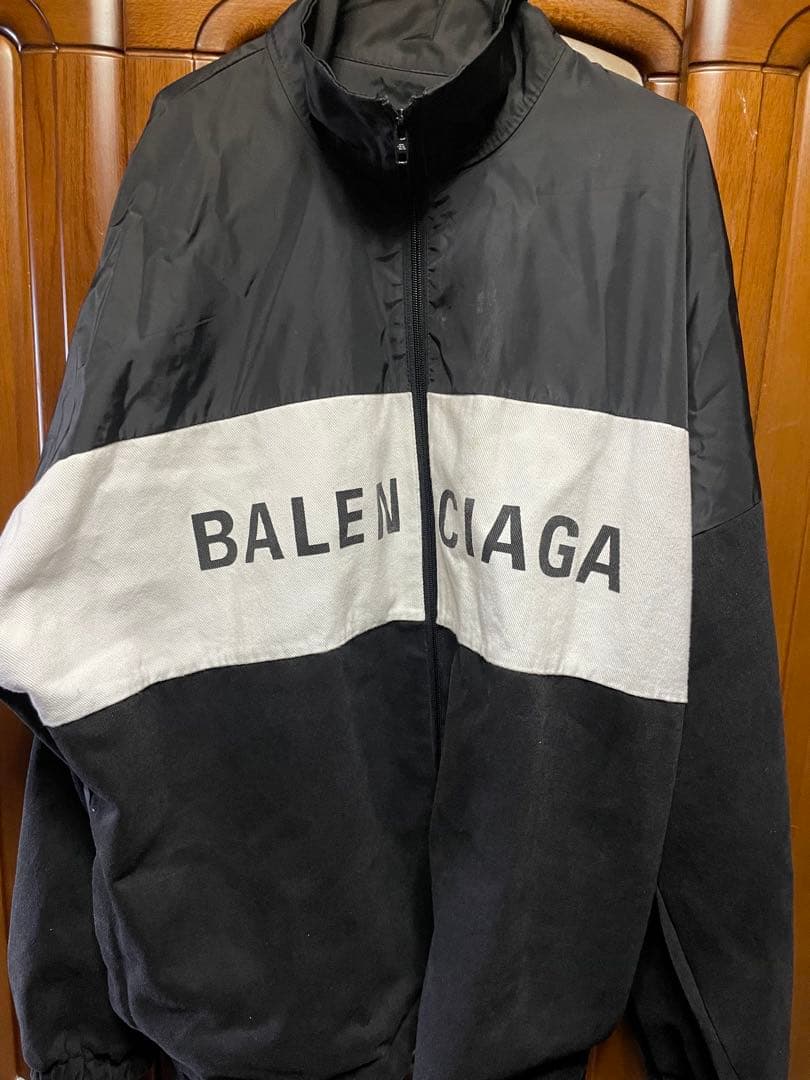 BALENCIAGA ジャケット デニム切り替えナイロン