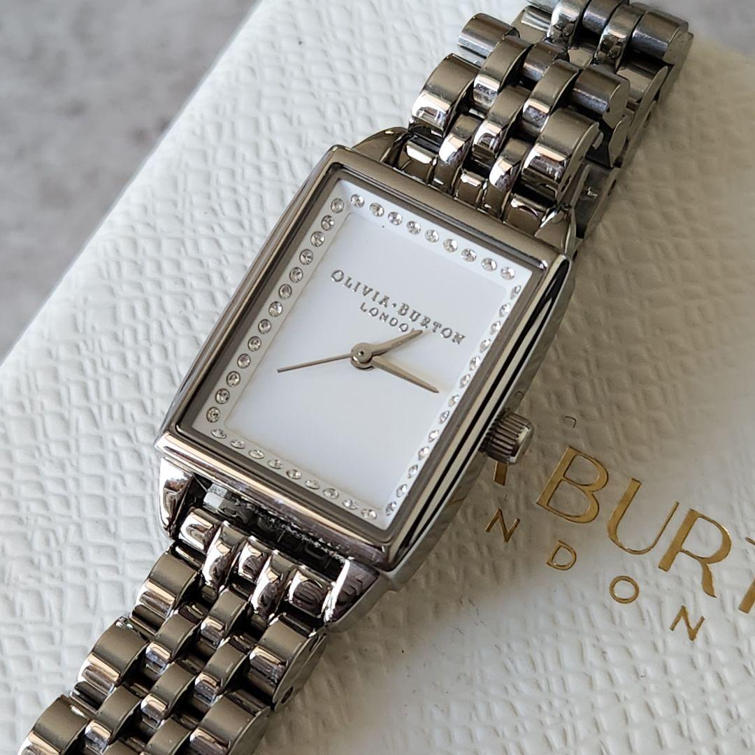 OLIVIA BURTON シルバー クォーツ 時計