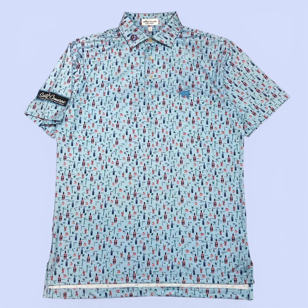 ピーターミラー×スコッティキャメロン ストレッチ ポロシャツ S ブルー系 楽天市場】スコッティキャメロン（メンズウェア｜ウェア）：ゴルフ