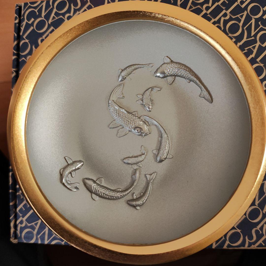  SELANGOR 魚の菓子器 直径約20cm ROYAL SELANGOR 魚の菓子器 直径約20cm