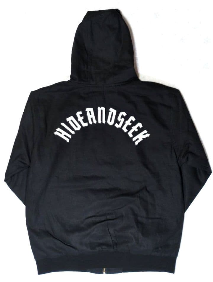 H&S ZIP JKT XL BLACK 未使用 ハイドアンドシーク HIDE AND SEEK】Zip Work Jacket(24aw) -BLACK (ハイドアンドシーク