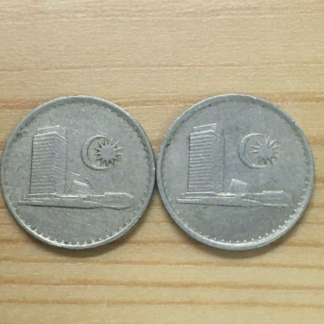 マレーシア 5セン 2枚 5sen 硬貨 コイン外国 古銭 1967 1968 - メルカリ